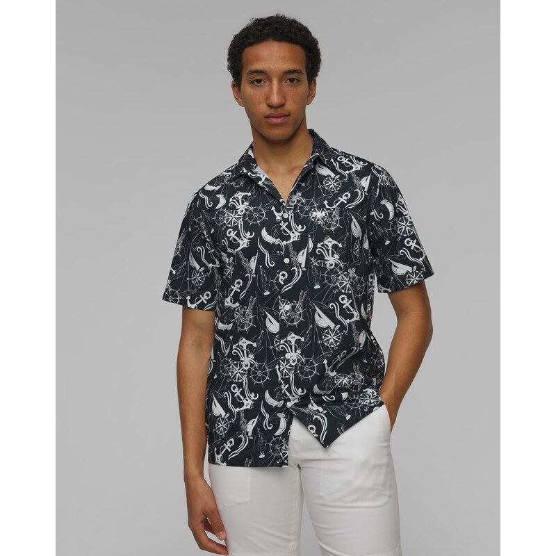 Cămașă pentru bărbați Helly Hansen Fjord QD SS Shirt 2.0 bleumarin