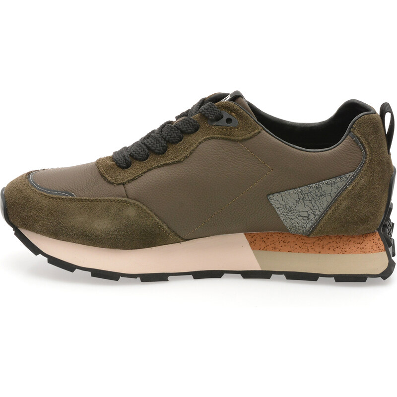 Pantofi sport GRYXX kaki, 110169, din piele naturala
