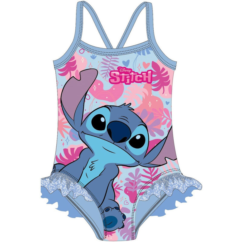 Disney Lilo și Stitch Bliss Blue costum de baie pentru copii 3/4 ani