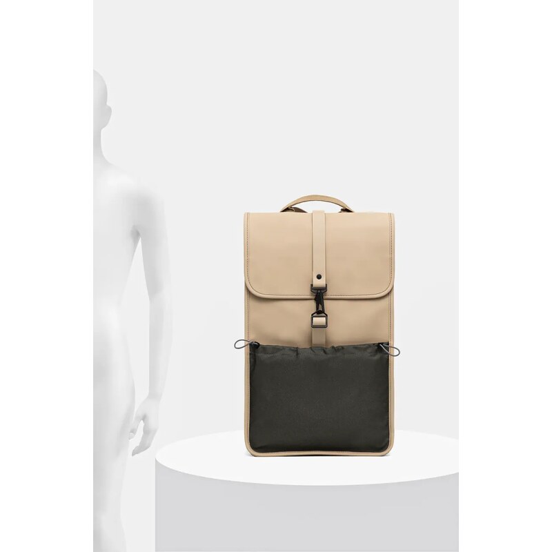 Rains rucsac Mix Backpack W3 culoarea bej, mare, uni, 13590.24