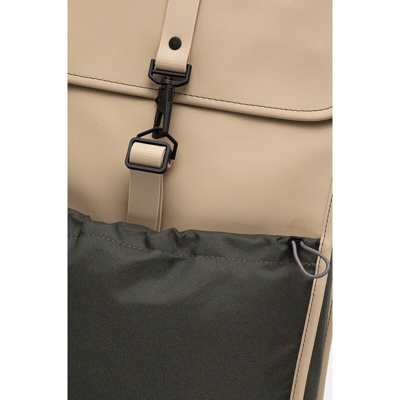 Rains rucsac Mix Backpack W3 culoarea bej, mare, uni, 13590.24