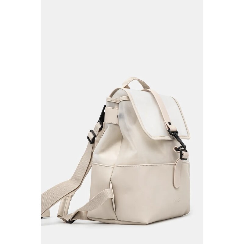 Rains rucsac Split Bucket Backpack W3 culoarea bej, mare, uni, 14140.107
