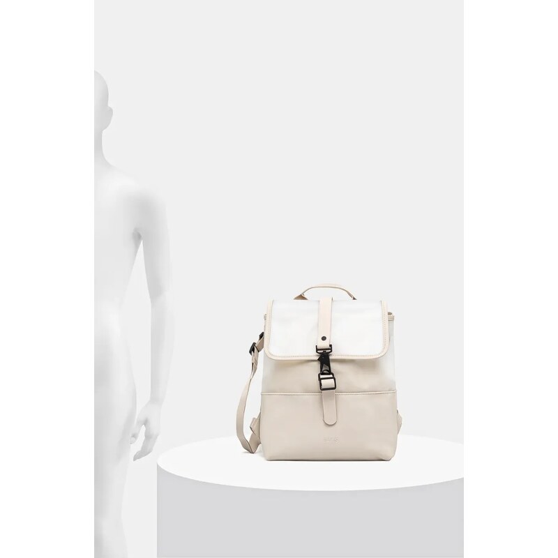 Rains rucsac Split Bucket Backpack W3 culoarea bej, mare, uni, 14140.107