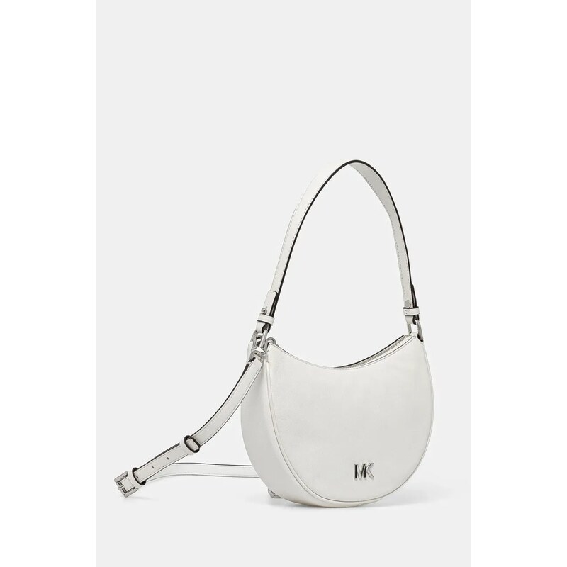MICHAEL Michael Kors poșetă de piele culoarea alb, 32S5S8QU1L