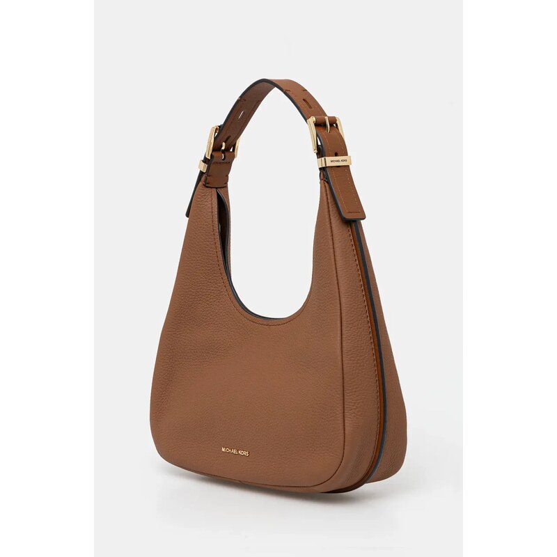 MICHAEL Michael Kors poșetă de piele culoarea maro, 30F4GY5H1L