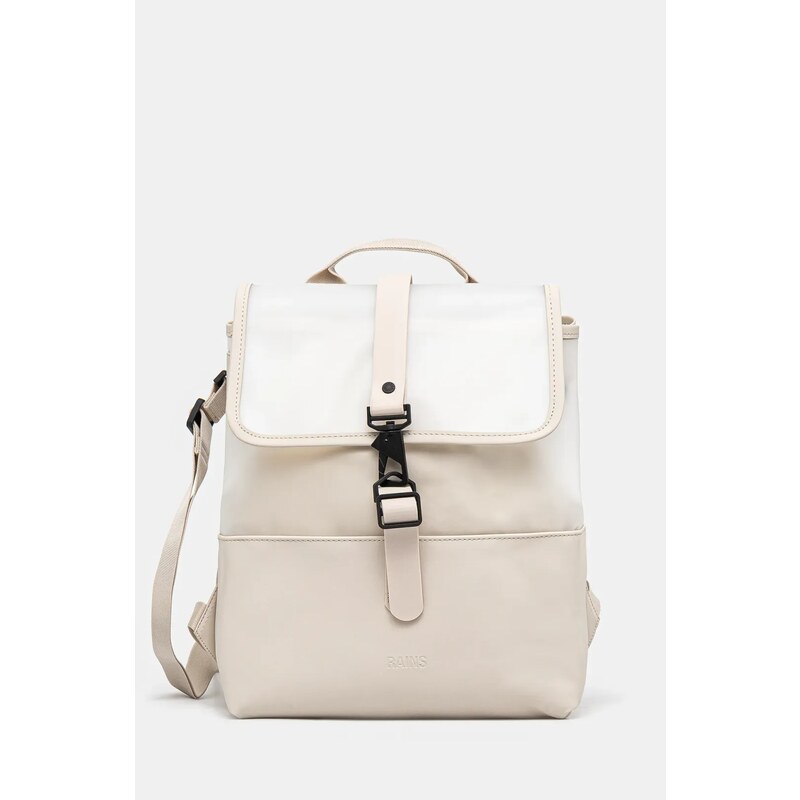 Rains rucsac Split Bucket Backpack W3 culoarea bej, mare, uni, 14140.107