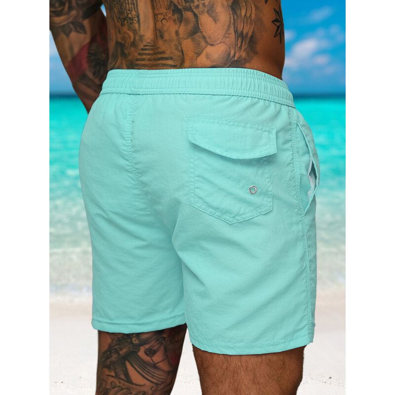 Pantaloni scurti de baie bărbați verde-mentă OZONEE JS/XL018/13