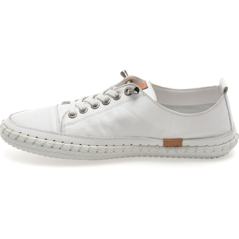 Pantofi sport FLAVIA PASSINI albi, EV2898, din piele naturala