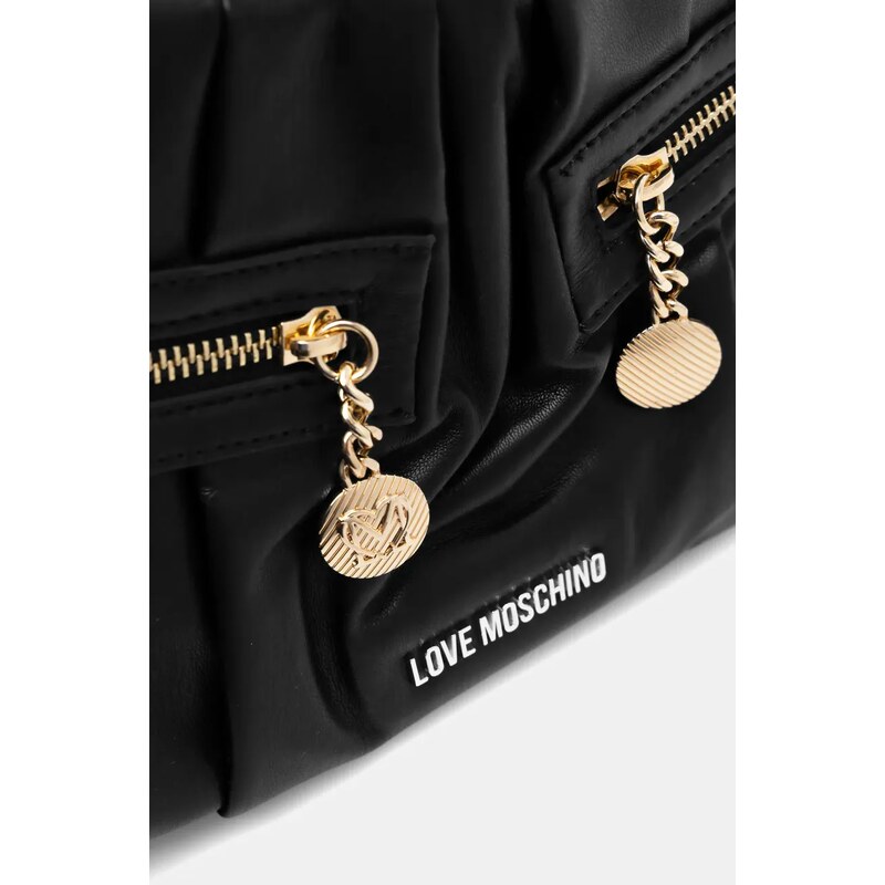 Love Moschino geantă culoarea negru, JC4214PP0MKB0000