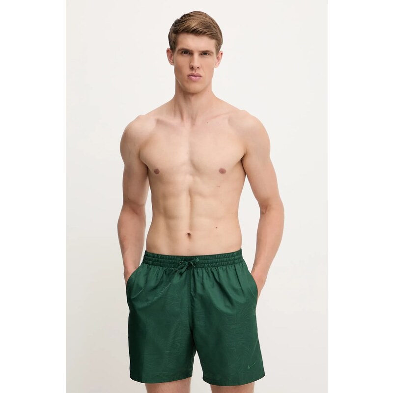Nike pantaloni scurți de baie culoarea verde, NESSF507