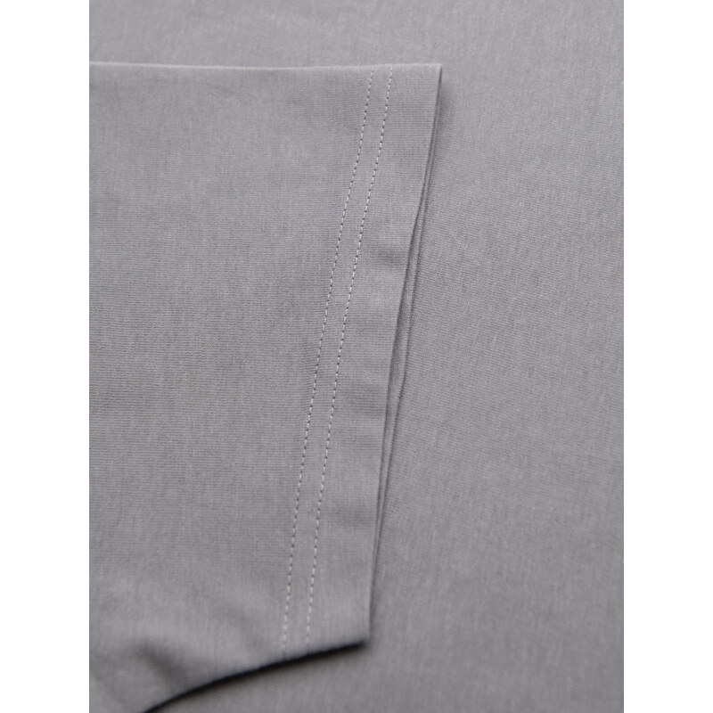 Ombre Tricou clasic BASIC din bumbac pentru bărbați - violet V13 OM-TSBS-0146