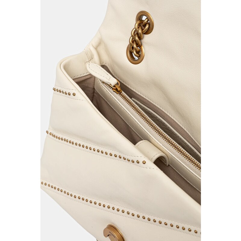 Pinko poșetă de piele culoarea bej, 100038 A26T