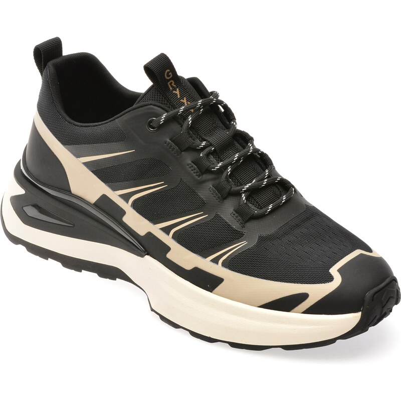 Pantofi sport GRYXX negri, GT4014, din material textil
