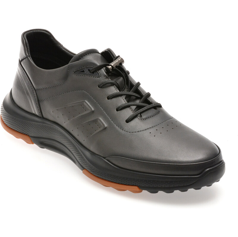 Pantofi sport GRYXX gri, RB001, din piele naturala
