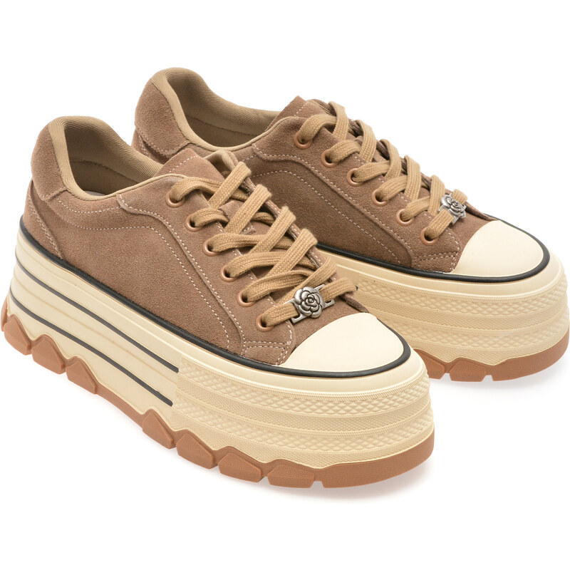 Pantofi sport GRYXX gri, 1291, din piele intoarsa