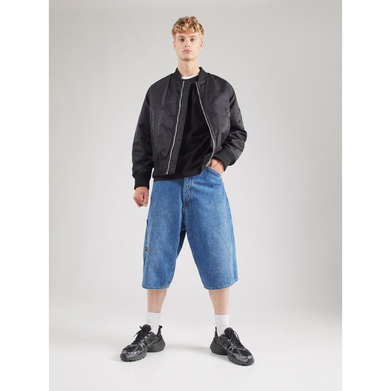 HUGO Tricou 'Niley' albastru / negru
