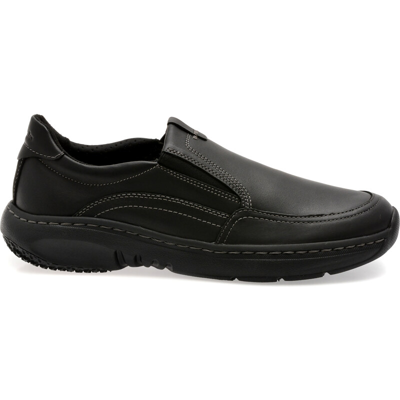 Pantofi CLARKS negri, PRO STEP, din piele naturala