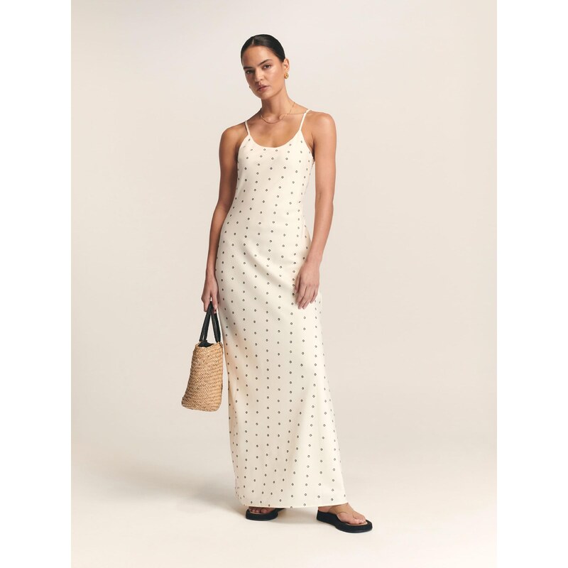 St MRLO Rochie 'Myrtle' ecru / negru