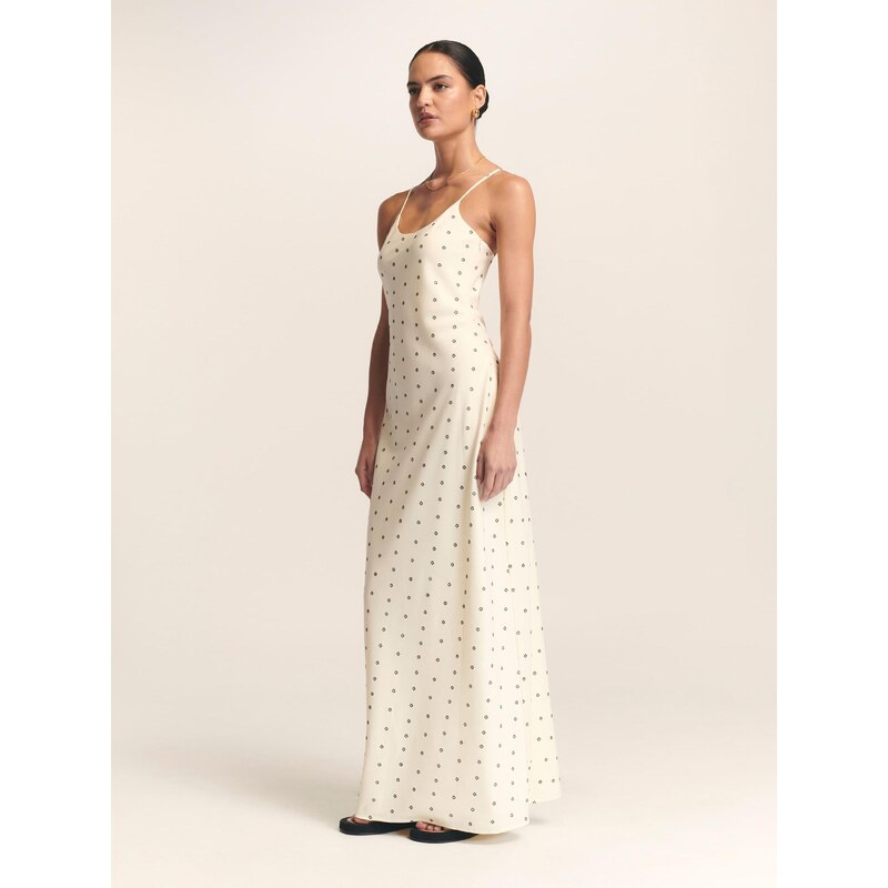 St MRLO Rochie 'Myrtle' ecru / negru