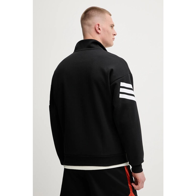 adidas bluză Future Icons culoarea negru, cu imprimeu, JD4885
