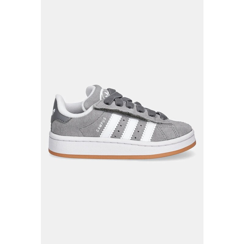 adidas Originals sneakers de piele întoarsă pentru copii CAMPUS 00s culoarea gri, JQ6384