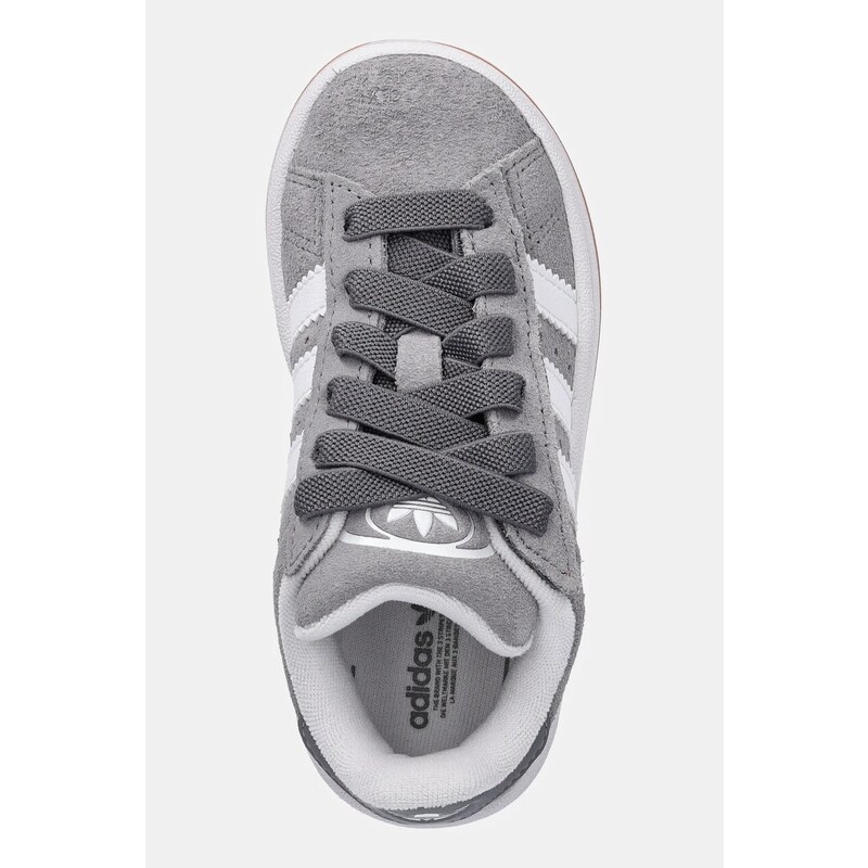 adidas Originals sneakers de piele întoarsă pentru copii CAMPUS 00s culoarea gri, JQ6384