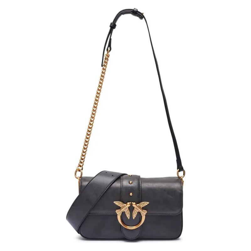 Pinko De piele geantă pe umăr LOVE ONE MINI SLOUCHY