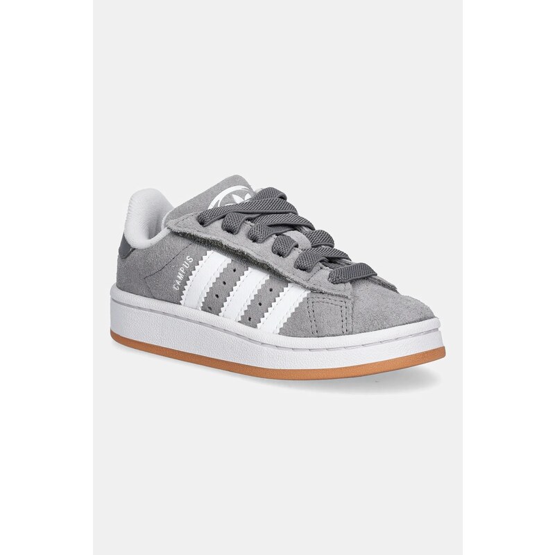 adidas Originals sneakers de piele întoarsă pentru copii CAMPUS 00s culoarea gri, JQ6384