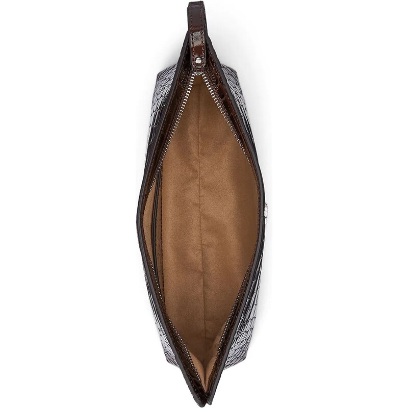 Lauren Ralph Lauren geantă piele culoarea maro, 432969466