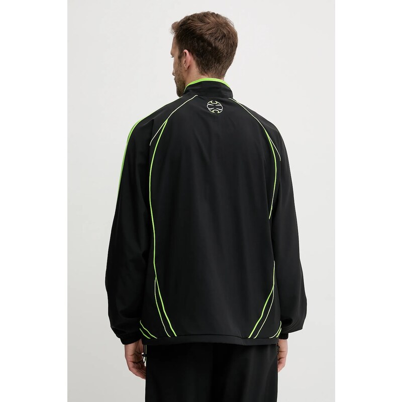 adidas Originals bluză Teamgeist culoarea negru, cu imprimeu, JW5866