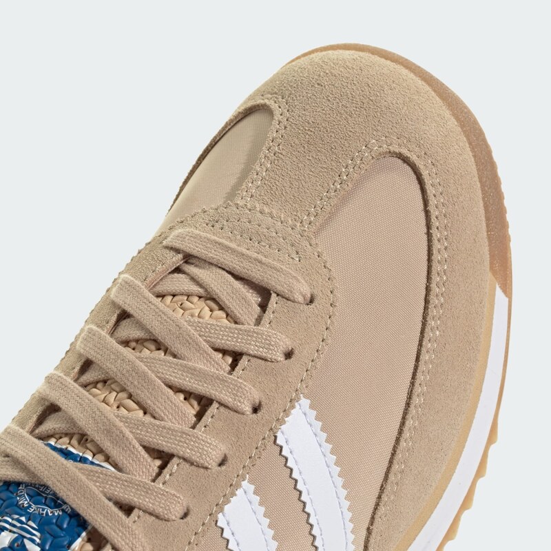 ADIDAS ORIGINALS Sneaker low 'SL 72 RS' maro cămilă / alb