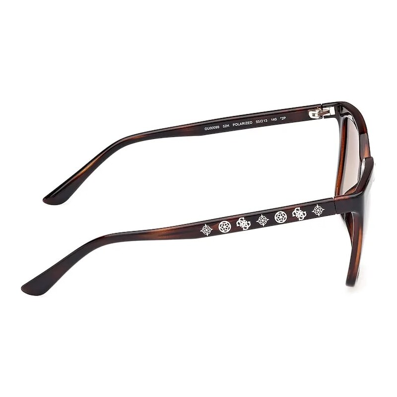 Guess ochelari de soare femei, culoarea bordo, GU00099_5552H