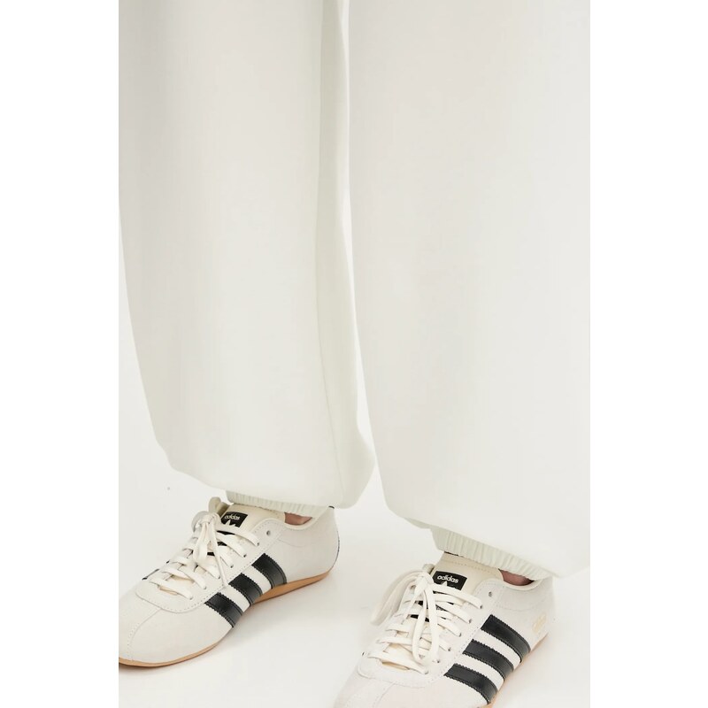 adidas pantaloni de trening All SZN culoarea bej, uni, JV9896