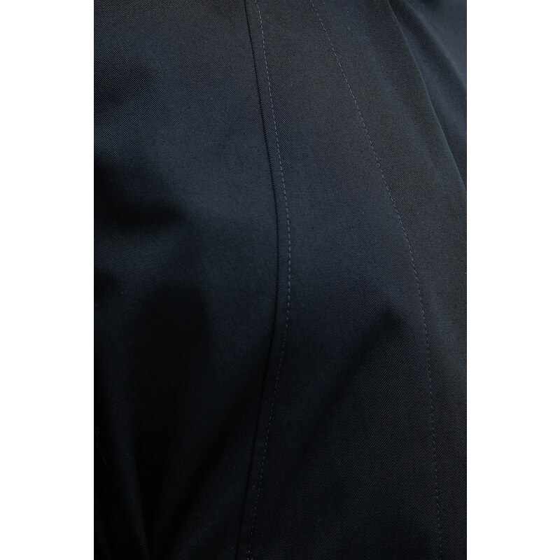 BOSS palton culoarea bleumarin, de tranzitie, 50543189