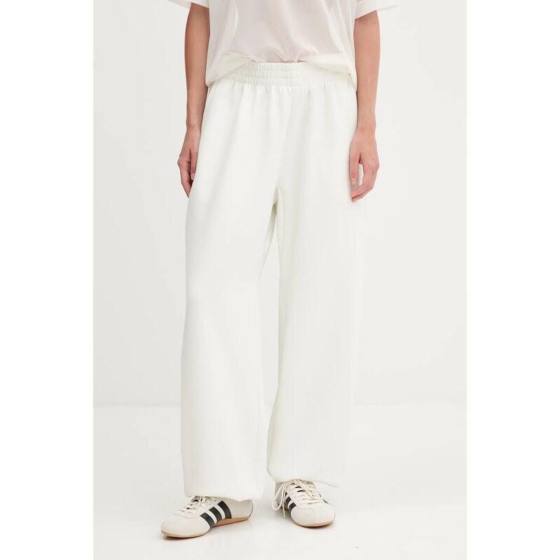 adidas pantaloni de trening All SZN culoarea bej, uni, JV9896