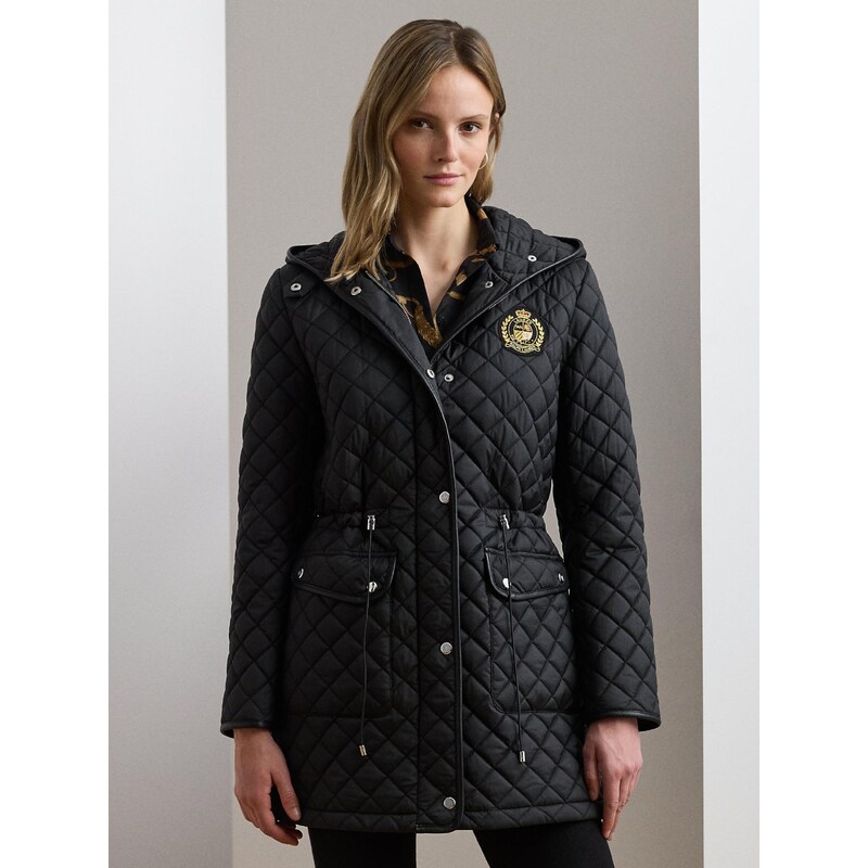 Lauren Ralph Lauren Geacă de primăvară-toamnă negru