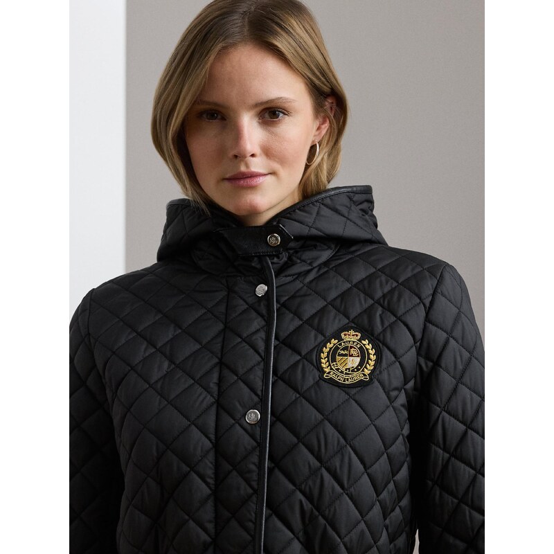 Lauren Ralph Lauren Geacă de primăvară-toamnă negru