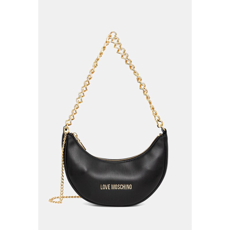 Love Moschino poșetă culoarea negru, JC4094PP1NLU0000