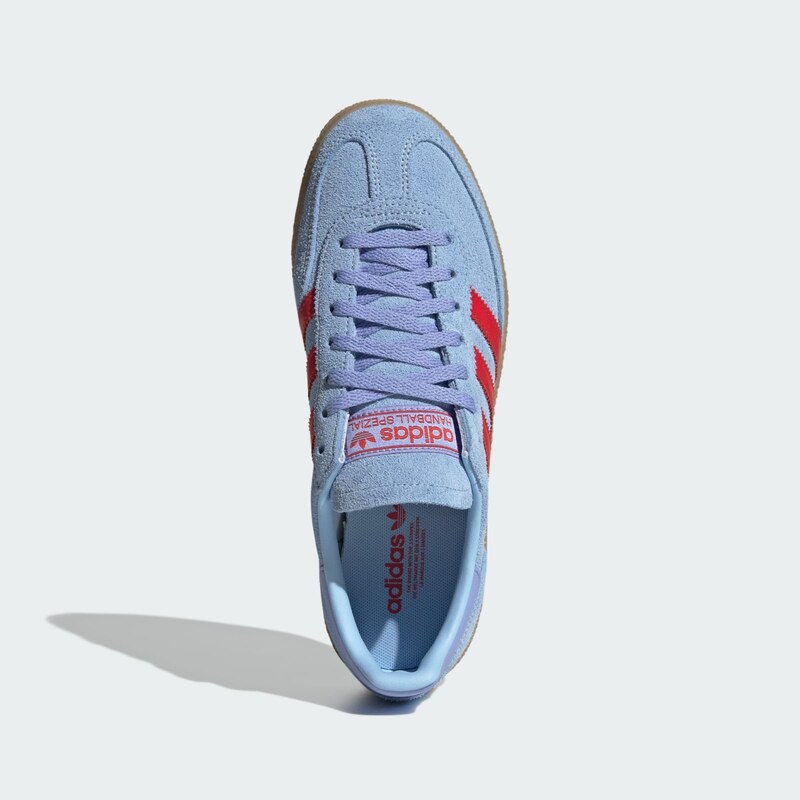 ADIDAS ORIGINALS Sneaker low 'Handball Spezial' albastru porumbel / roșu