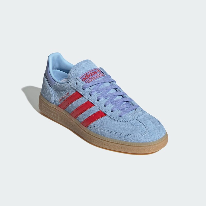 ADIDAS ORIGINALS Sneaker low 'Handball Spezial' albastru porumbel / roșu