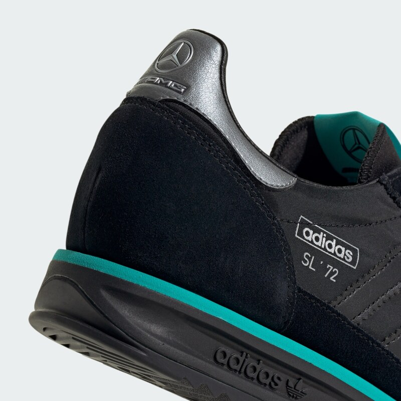 ADIDAS ORIGINALS Sneaker low 'SL 72 RS Mercedes' turcoaz / negru / alb