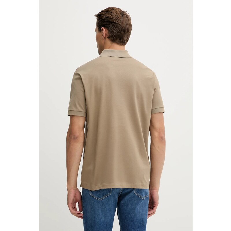 Paul&Shark polo de bumbac Knitwear culoarea verde, uni, 99311001