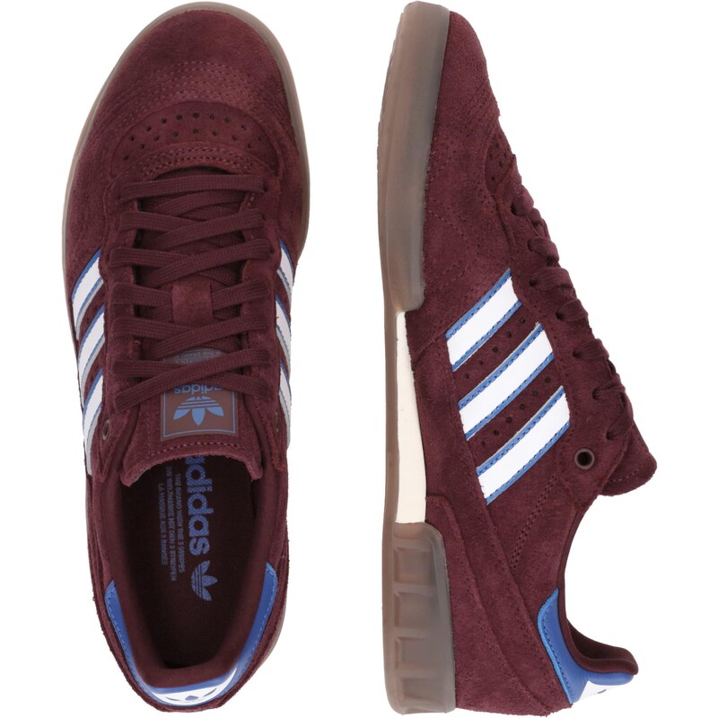 ADIDAS ORIGINALS Sneaker low 'HANDBALL TOP RM' albastru / roșu bordeaux / alb