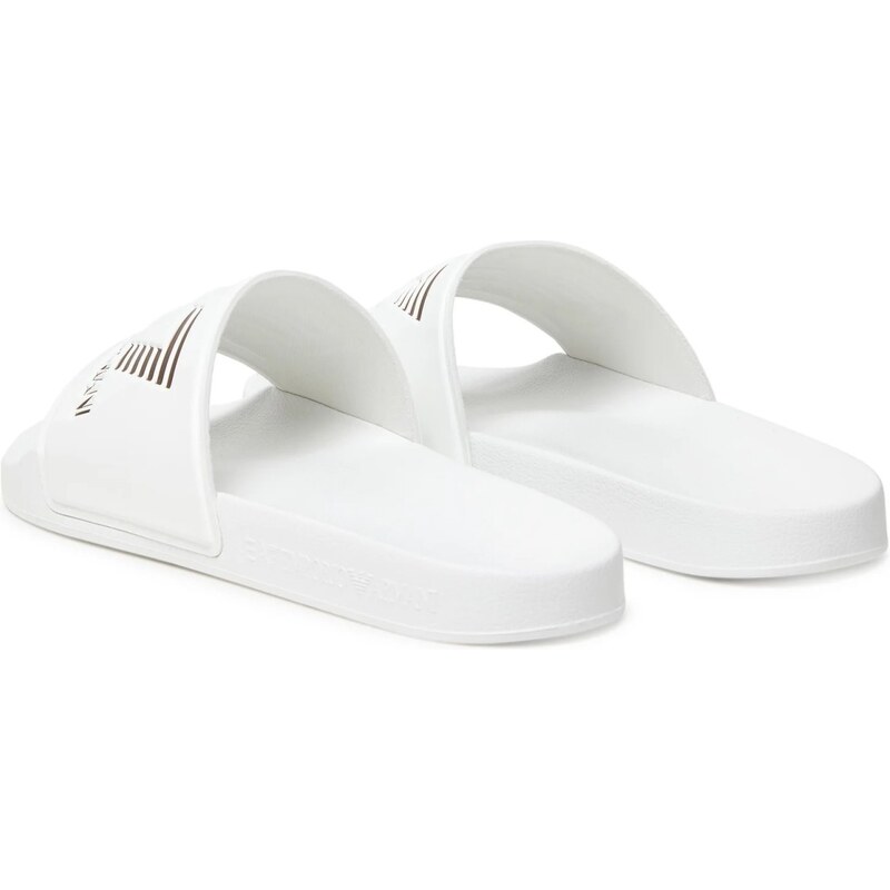EA7 Emporio Armani Shoes Beachwear WHITE+ROSE GOLD