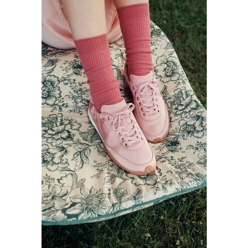 Hoff sneakers BRIDGE SATIN ROSE culoarea roz, 22561008