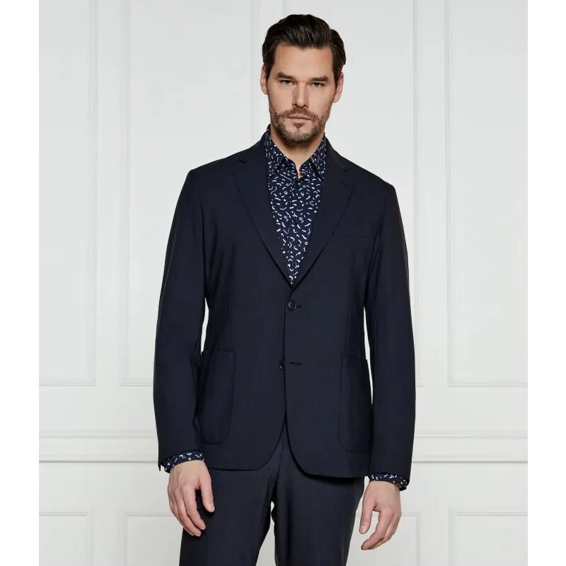 BOSS BLACK Sacou P-Hanry-244 | Slim Fit cu adaos de lână
