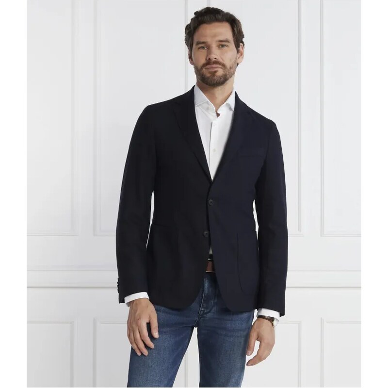 BOSS BLACK Sacou P-Hanry | Slim Fit cu adaos de lână