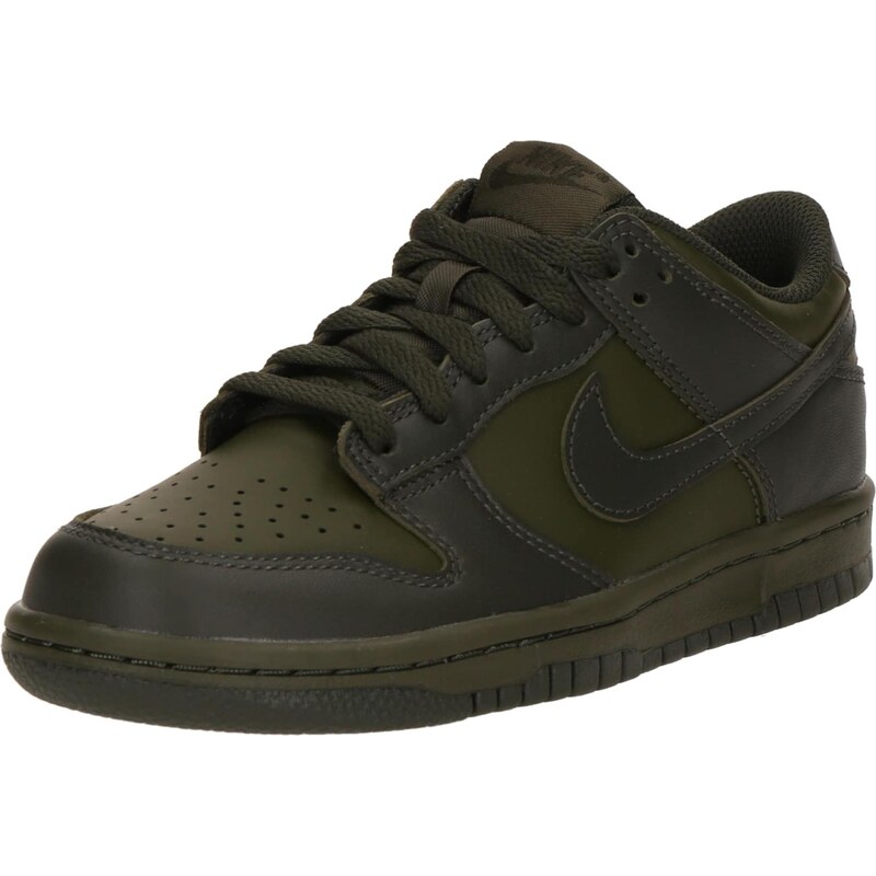 Nike Sportswear Sneaker 'Dunk' oliv / verde închis