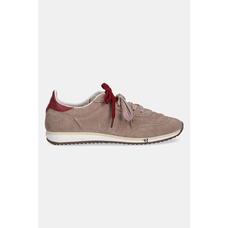 Patrizia Pepe sneakers din piele întoarsă culoarea bej, 2Z0054 L055 FG47
