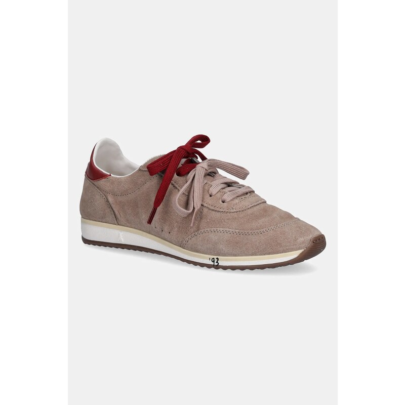 Patrizia Pepe sneakers din piele întoarsă culoarea bej, 2Z0054 L055 FG47